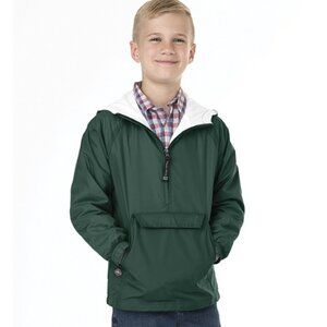 NEW Charles River Apparel Youth Classic Solid Pullover 8905 Forest Green Unisex